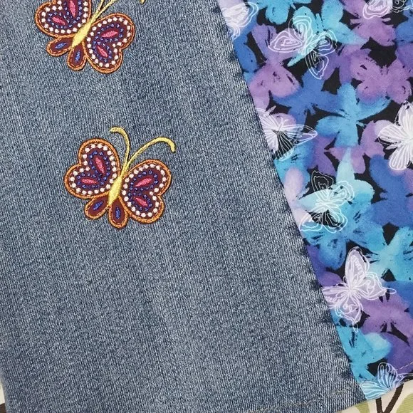 2674 Size 2 American Eagle Upcycled Stretch Bell-Bottoms - Picture 2 of 5